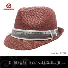 New Fashion Men Fedora hat with custom band